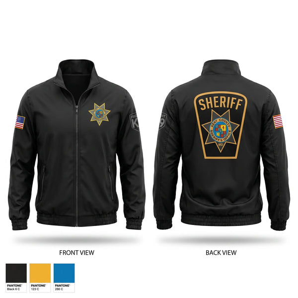Windbreaker, Kent County Sheriff's Office, Police, Teamtime, Team time, sublimation, custom sports apparel, team uniforms, spirit wear, spiritwear, sports uniforms, custom shirts, team store, custom team store, fundraiser sports, apparel fundraiser