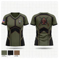 715th MP CO DET 57288648 Women's Short Sleeve V-neck Shirt - 1