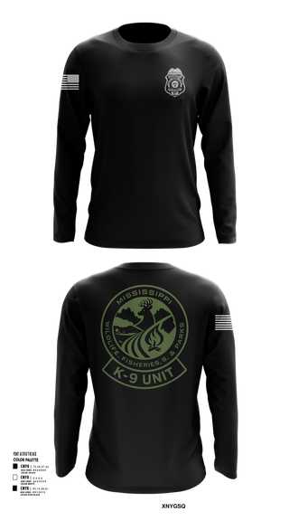 Long Sleeve Performance Shirt, MDWFP K9, , Teamtime, Team time, sublimation, custom sports apparel, team uniforms, spirit wear, spiritwear, sports uniforms, custom shirts, team store, custom team store, fundraiser sports, apparel fundraiser