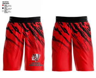 Mens Basketball Shorts, Lady Saukees Basketball, Women's Basketball, Teamtime, Team time, sublimation, custom sports apparel, team uniforms, spirit wear, spiritwear, sports uniforms, custom shirts, team store, custom team store, fundraiser sports, apparel fundraiser