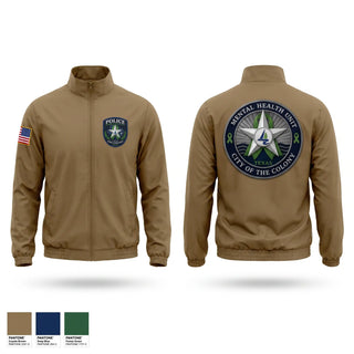 Windbreaker, The Colony Police Mental Health Unit, Police, Teamtime, Team time, sublimation, custom sports apparel, team uniforms, spirit wear, spiritwear, sports uniforms, custom shirts, team store, custom team store, fundraiser sports, apparel fundraiser