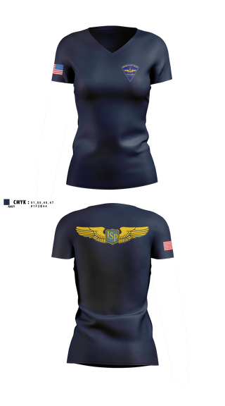 Womens Short Sleeve Vneck Shirt, Indiana State Police Aviation Unit, Police, Teamtime, Team time, sublimation, custom sports apparel, team uniforms, spirit wear, spiritwear, sports uniforms, custom shirts, team store, custom team store, fundraiser sports, apparel fundraiser