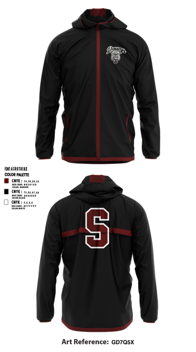 Sobrato HS Bulldogs 65561027 Windbreaker - 3
