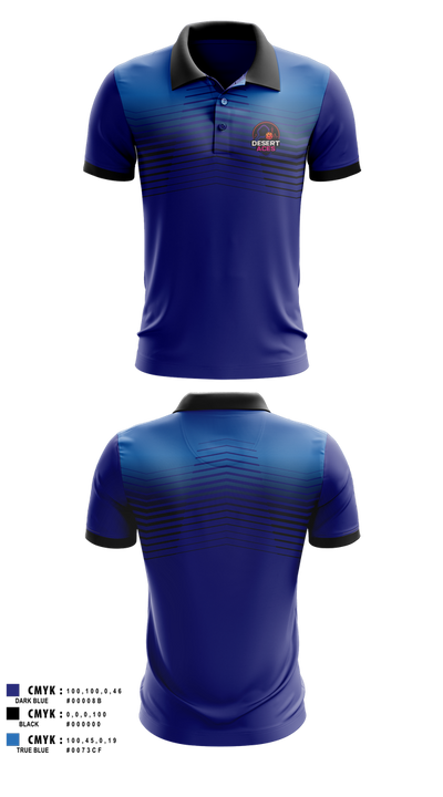 Vegas Pickeball 50270687 Short Sleeve Performance Polo - 100
