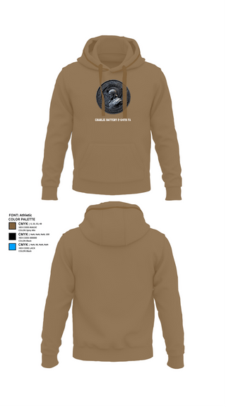 Hoodie, Charlie Battery 2-114th FA, , Teamtime, Team time, sublimation, custom sports apparel, team uniforms, spirit wear, spiritwear, sports uniforms, custom shirts, team store, custom team store, fundraiser sports, apparel fundraiser