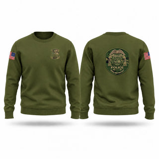 Crew Neck Sweatshirt, Mauldin Police Department, Police, Teamtime, Team time, sublimation, custom sports apparel, team uniforms, spirit wear, spiritwear, sports uniforms, custom shirts, team store, custom team store, fundraiser sports, apparel fundraiser