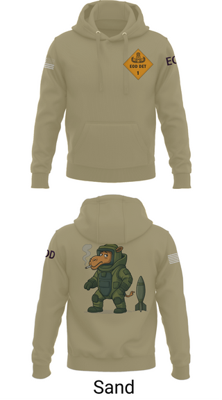 Hoodie, 1st EOD DET, , Teamtime, Team time, sublimation, custom sports apparel, team uniforms, spirit wear, spiritwear, sports uniforms, custom shirts, team store, custom team store, fundraiser sports, apparel fundraiser