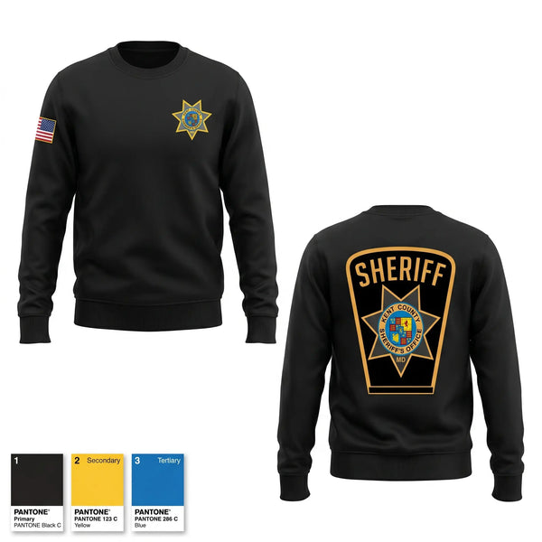 Crew Neck Sweatshirt, Kent County Sheriff's Office, Police, Teamtime, Team time, sublimation, custom sports apparel, team uniforms, spirit wear, spiritwear, sports uniforms, custom shirts, team store, custom team store, fundraiser sports, apparel fundraiser