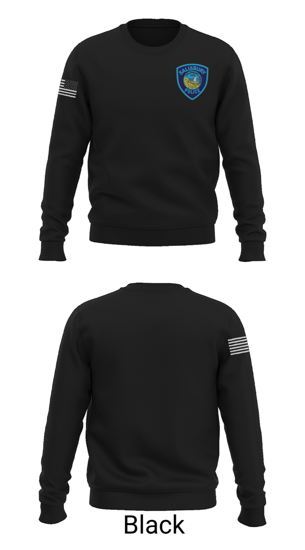 Crew Neck Sweatshirt, Salisbury Police, Police, Teamtime, Team time, sublimation, custom sports apparel, team uniforms, spirit wear, spiritwear, sports uniforms, custom shirts, team store, custom team store, fundraiser sports, apparel fundraiser