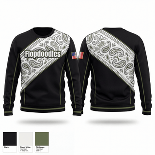 Crew Neck Sweatshirt, Flopdoodle’s, Space Force, Teamtime, Team time, sublimation, custom sports apparel, team uniforms, spirit wear, spiritwear, sports uniforms, custom shirts, team store, custom team store, fundraiser sports, apparel fundraiser