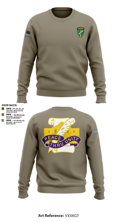 Bravo Company 1-210th 89821886 Crew Neck Sweatshirt - 3
