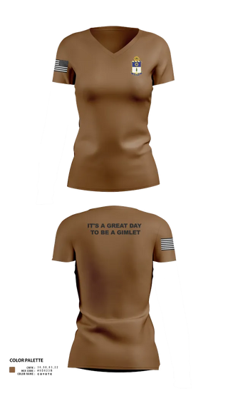 Womens Short Sleeve Vneck Shirt, 1-21 IN Gimlet, , Teamtime, Team time, sublimation, custom sports apparel, team uniforms, spirit wear, spiritwear, sports uniforms, custom shirts, team store, custom team store, fundraiser sports, apparel fundraiser