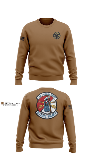 Crew Neck Sweatshirt, 278th armored cavalry regiment, National Guard, Teamtime, Team time, sublimation, custom sports apparel, team uniforms, spirit wear, spiritwear, sports uniforms, custom shirts, team store, custom team store, fundraiser sports, apparel fundraiser