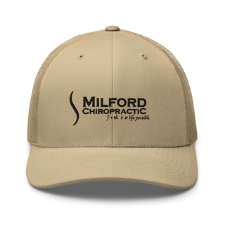 Milford Chiropractic Retro Trucker Hat | Yupoong 6606