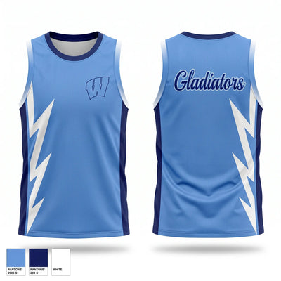 Widefield Gladiators Mens Basketball Jersey - 1