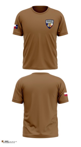 Short Sleeve Performance Shirt, Yoakum County Sheriff’s Office, Police, Teamtime, Team time, sublimation, custom sports apparel, team uniforms, spirit wear, spiritwear, sports uniforms, custom shirts, team store, custom team store, fundraiser sports, apparel fundraiser