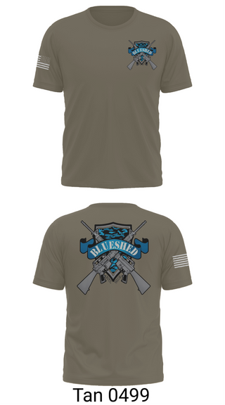 Short Sleeve Performance Shirt, Blueshed Gun Shop, , Teamtime, Team time, sublimation, custom sports apparel, team uniforms, spirit wear, spiritwear, sports uniforms, custom shirts, team store, custom team store, fundraiser sports, apparel fundraiser