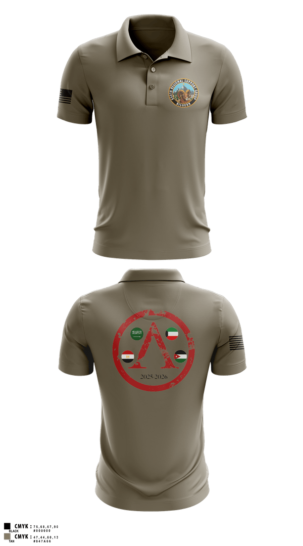 Short Sleeve Performance Polo, 650th RSG, Army, Teamtime, Team time, sublimation, custom sports apparel, team uniforms, spirit wear, spiritwear, sports uniforms, custom shirts, team store, custom team store, fundraiser sports, apparel fundraiser