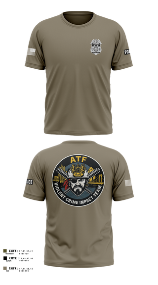Old School Cotton Feel Shirt, ATF, Police, Teamtime, Team time, sublimation, custom sports apparel, team uniforms, spirit wear, spiritwear, sports uniforms, custom shirts, team store, custom team store, fundraiser sports, apparel fundraiser