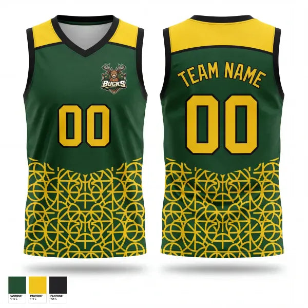 Mens Basketball Jersey, Bucks, Men's Basketball, Teamtime, Team time, sublimation, custom sports apparel, team uniforms, spirit wear, spiritwear, sports uniforms, custom shirts, team store, custom team store, fundraiser sports, apparel fundraiser