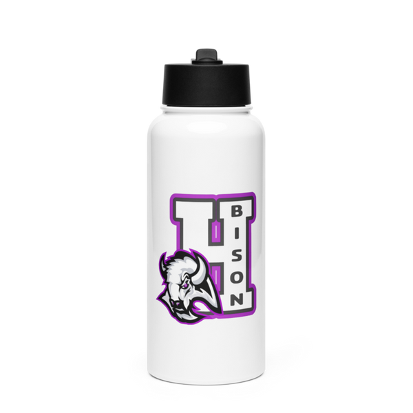 Wilkerson Herd Stainless Steel Water Bottle with a Straw Lid