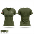 H.E. Mechs 14688370 Women's Short Sleeve V-neck Shirt - 1