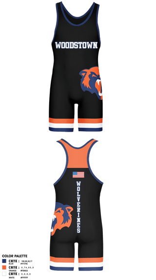Wrestling Singlet, Woodstown Wrestling, Wrestling, Teamtime, Team time, sublimation, custom sports apparel, team uniforms, spirit wear, spiritwear, sports uniforms, custom shirts, team store, custom team store, fundraiser sports, apparel fundraiser