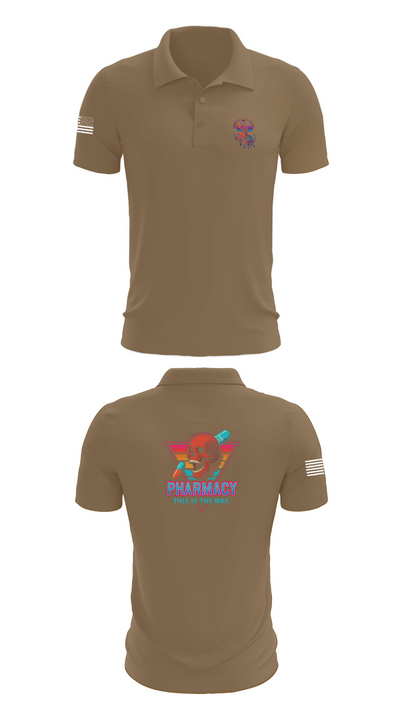 Madigan Pharmacy 51616730 Short Sleeve Performance Polo - 7