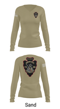 B CO 1-114TH AVN S&S 16112199 Women's Long Sleeve V-neck Shirt - 97