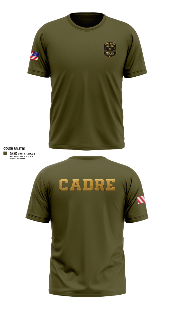 Old School Cotton Feel Shirt, Camp Ripley MSTC, Army, Teamtime, Team time, sublimation, custom sports apparel, team uniforms, spirit wear, spiritwear, sports uniforms, custom shirts, team store, custom team store, fundraiser sports, apparel fundraiser