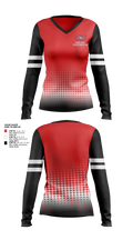 Niles West Wolfettes Dance 83558148 Women's Long Sleeve V-neck Shirt - 1