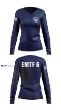 Texas Emergency Medical Task Force Women's Long Sleeve V-neck Shirt - 6