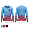NORTHERN SWISH Women's Long Sleeve V-neck Shirt - 1