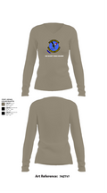 103d SECURITY FORCES SQUADRON 19845829 Women's Long Sleeve V-neck Shirt - 62