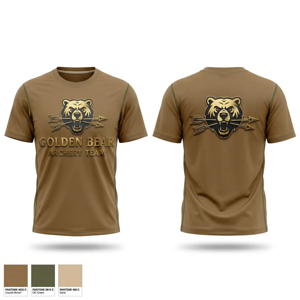 Short Sleeve Performance Shirt, Golden bear archery, Baseball, Teamtime, Team time, sublimation, custom sports apparel, team uniforms, spirit wear, spiritwear, sports uniforms, custom shirts, team store, custom team store, fundraiser sports, apparel fundraiser