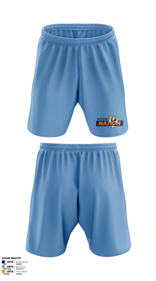 Athletic Shorts With Pockets, Herbert Akins Road Middle School, Track & Field, Teamtime, Team time, sublimation, custom sports apparel, team uniforms, spirit wear, spiritwear, sports uniforms, custom shirts, team store, custom team store, fundraiser sports, apparel fundraiser