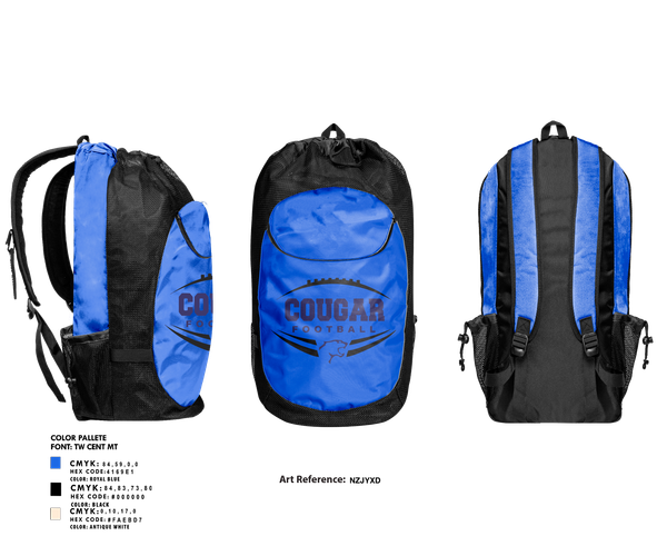 Gear Bag, Kersey Cougars, , Teamtime, Team time, sublimation, custom sports apparel, team uniforms, spirit wear, spiritwear, sports uniforms, custom shirts, team store, custom team store, fundraiser sports, apparel fundraiser