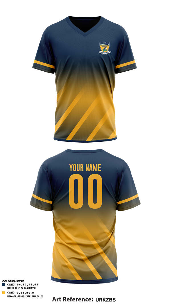 Mens Soccer Jersey, Gautier MS Boys Soccer, Men's Soccer, Teamtime, Team time, sublimation, custom sports apparel, team uniforms, spirit wear, spiritwear, sports uniforms, custom shirts, team store, custom team store, fundraiser sports, apparel fundraiser