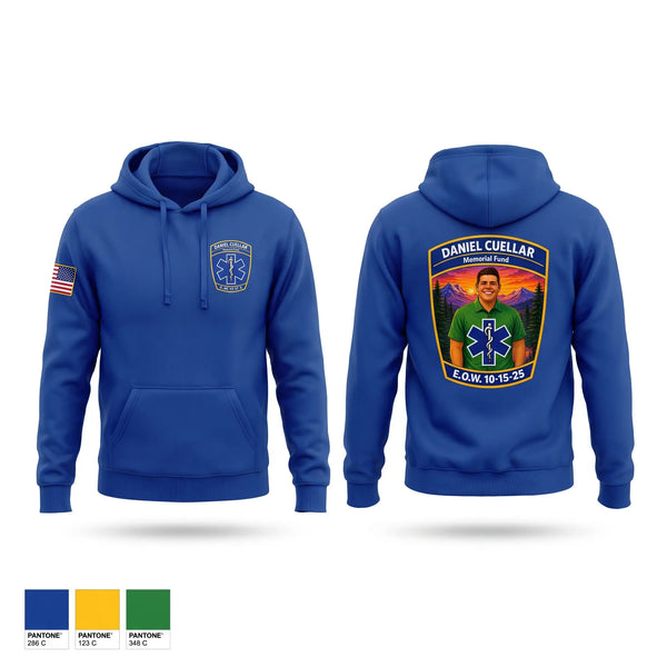 Hoodie, Daniel Cuellar Memorial Fund, EMS/EMT, Teamtime, Team time, sublimation, custom sports apparel, team uniforms, spirit wear, spiritwear, sports uniforms, custom shirts, team store, custom team store, fundraiser sports, apparel fundraiser