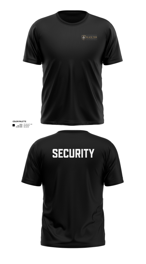 Old School Cotton Feel Shirt, Black Tier Executive Protection, , Teamtime, Team time, sublimation, custom sports apparel, team uniforms, spirit wear, spiritwear, sports uniforms, custom shirts, team store, custom team store, fundraiser sports, apparel fundraiser