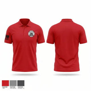 Short Sleeve Performance Polo, Vent The Roof Ministry, Fire Department, Teamtime, Team time, sublimation, custom sports apparel, team uniforms, spirit wear, spiritwear, sports uniforms, custom shirts, team store, custom team store, fundraiser sports, apparel fundraiser