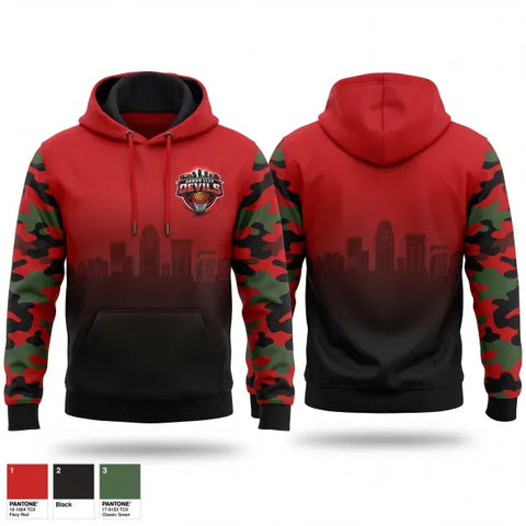 Hoodie, Derby City Devils, Men's Basketball, Teamtime, Team time, sublimation, custom sports apparel, team uniforms, spirit wear, spiritwear, sports uniforms, custom shirts, team store, custom team store, fundraiser sports, apparel fundraiser