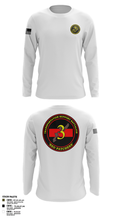 3rd TSB 79006876 Long Sleeve Performance Shirt 2