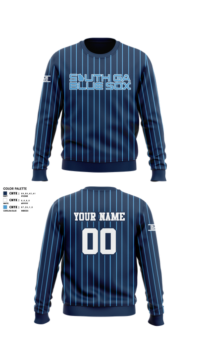 South GA Blue Sox Crew Neck Sweatshirt - 7