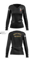 Erath county fire and rescue 83081159 Women's Long Sleeve V-neck Shirt - 21