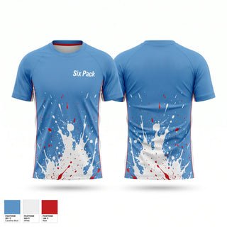 Soft Poly Tee Cotton Like Feel, Six Pack, Men's Lacrosse, Teamtime, Team time, sublimation, custom sports apparel, team uniforms, spirit wear, spiritwear, sports uniforms, custom shirts, team store, custom team store, fundraiser sports, apparel fundraiser