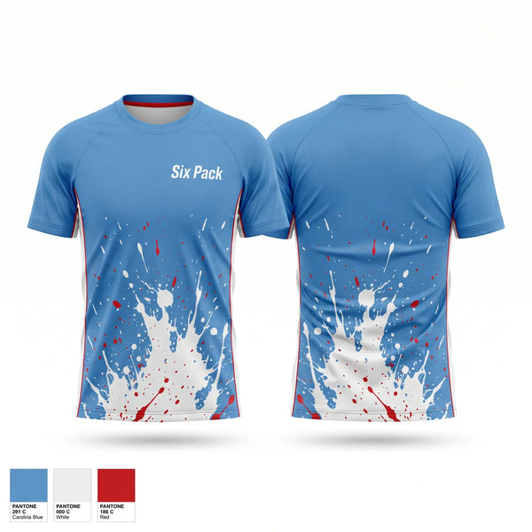 Soft Poly Tee Cotton Like Feel, Six Pack, Men's Lacrosse, Teamtime, Team time, sublimation, custom sports apparel, team uniforms, spirit wear, spiritwear, sports uniforms, custom shirts, team store, custom team store, fundraiser sports, apparel fundraiser