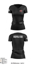 SPRINX FIRE PROTECTION 22334846 Women's Short Sleeve V-neck Shirt - 6