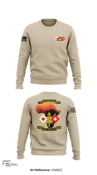 Crew Neck Sweatshirt, Task Force Bataan, , Teamtime, Team time, sublimation, custom sports apparel, team uniforms, spirit wear, spiritwear, sports uniforms, custom shirts, team store, custom team store, fundraiser sports, apparel fundraiser