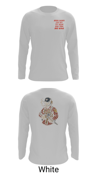 Long Sleeve Performance Shirt, CAT 611, Army, Teamtime, Team time, sublimation, custom sports apparel, team uniforms, spirit wear, spiritwear, sports uniforms, custom shirts, team store, custom team store, fundraiser sports, apparel fundraiser